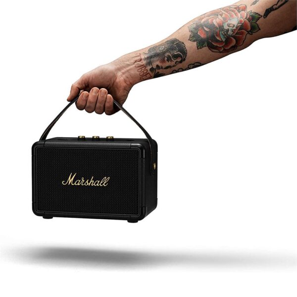 Marshall Kilburn II Black and Brass Taşınabilir Bluetooth Hoparlör - Görsel 6