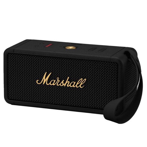 Marshall Middleton Black and Brass Bluetooth Hoparlör - Görsel 2