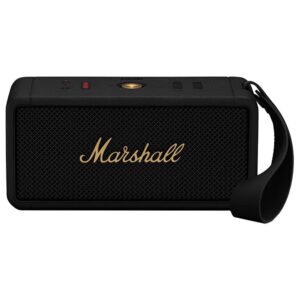 Marshall Middleton Black and Brass Bluetooth Hoparlör