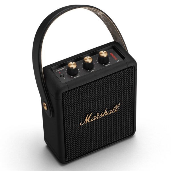 Marshall Stockwell II Black and Brass Bluetooth Hoparlör - Görsel 4