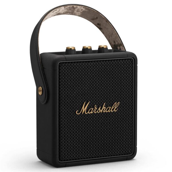 Marshall Stockwell II Black and Brass Bluetooth Hoparlör - Görsel 5