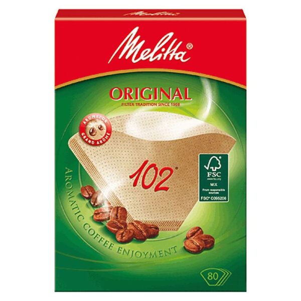 Melitta Classic Brown Aroma Filtre Kağıdı 102/80'li 2'li Paket 160 Adet - Görsel 2