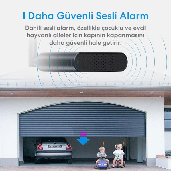 Meross Wi-Fi Uzaktan Kontrollü Akıllı 3 Garaj Kapısı Kontrollü Anahtar - Görsel 7