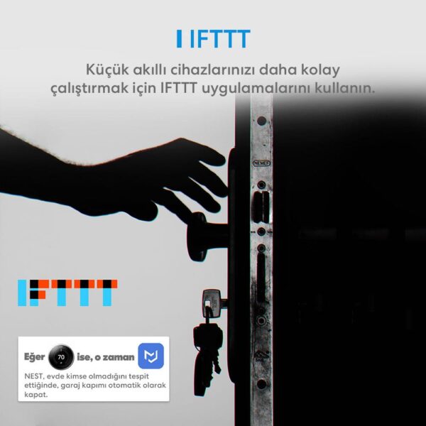 Meross Wi-Fi Uzaktan Kontrollü Akıllı Garaj Kapısı Anahtarı - Görsel 4
