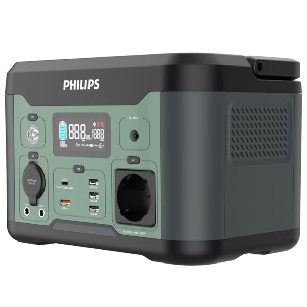Philips DLP8093CB Siyah AC DC Çıkışlı Taşınabilir Güç Kaynağı 600W - Görsel 2