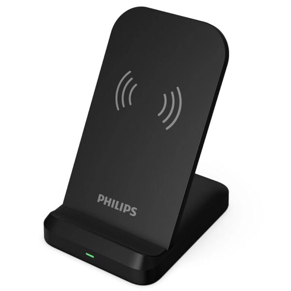 Philips Siyah 15W Kablosuz Dikey Hızlı Şarj Standı ve USB-A ve USB-C 20W PD Hızlı Şarj Adaptörü-DLP4326CB-DLP9212 - Görsel 3