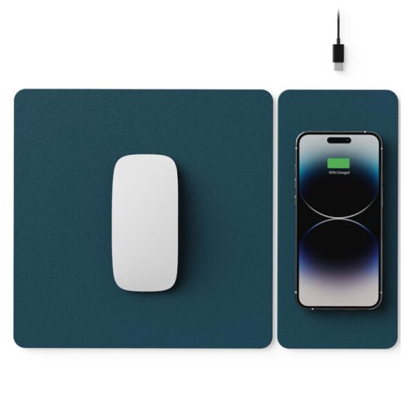 Pout Hands 3 Gece Mavisi Wireless Şarjlı Telefon Bölümü Ayrılabilir Mouse Pad