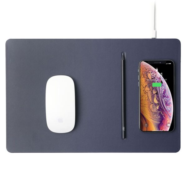 Pout Hands III Pro Gece Mavisi Wireless Hızlı Şarj Özellikli Mouse Pad