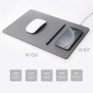 Pout Hands III Pro Krem Wireless Hızlı Şarj Özellikli Mouse Pad - Görsel 3