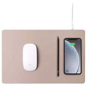 Pout Hands III Pro Krem Wireless Hızlı Şarj Özellikli Mouse Pad