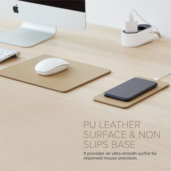 Pout Hands III Split Krem Wireless Şarjlı Telefon Bölümü Ayrılabilir Mouse Pad - Görsel 2