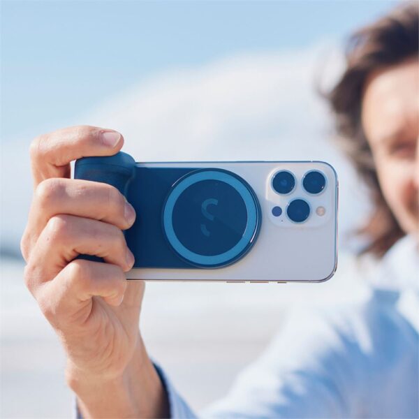 ShiftCam SnapGrip Mavi Magsafe Powerbank Özellikli Fotoğraf Video Çekim Aparatı - Görsel 4