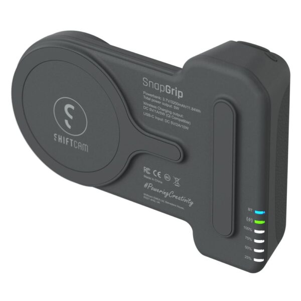 ShiftCam SnapGrip Siyah Magsafe Powerbank Özellikli Fotoğraf ve Video Çekim Aparatı - Görsel 2