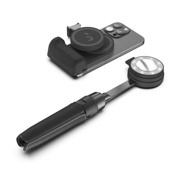 ShiftCam SnapGrip Siyah Magsafe Powerbank Özellikli Fotoğraf ve Video Vlog Combo Çekim Seti - Görsel 2
