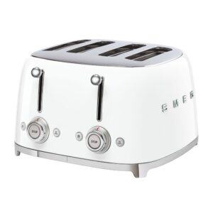 Smeg 1x4 Beyaz Ekmek Kızartma Makinesi