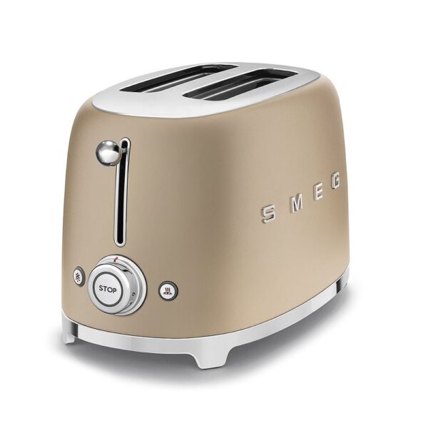 Smeg 50'S Style Special Edition Mat Gold Kettle ve 1x2 Ekmek Kızartma Makinesi Seti - Görsel 3