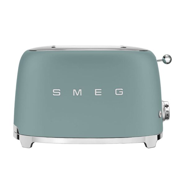 Smeg 50'S Style Special Edition Mat Zümrüt Yeşil Ekmek Kızartma Makinesi - Görsel 2