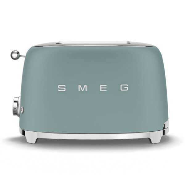 Smeg 50'S Style Special Edition Mat Zümrüt Yeşil Ekmek Kızartma Makinesi - Görsel 6