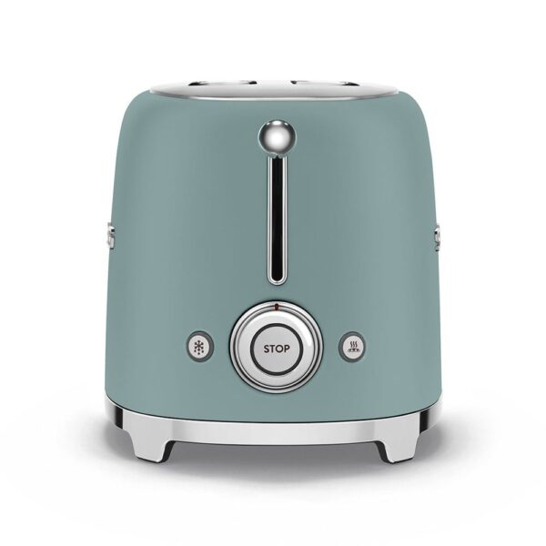 Smeg 50'S Style Special Edition Mat Zümrüt Yeşil Ekmek Kızartma Makinesi - Görsel 7