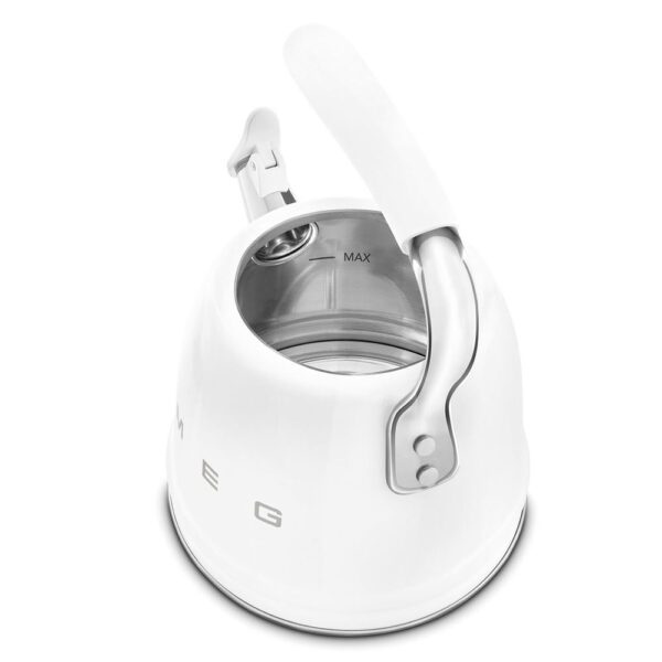Smeg 50's Style Beyaz Set Üstü Düdüklü Kettle 2.3 lt - Görsel 4