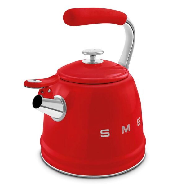 Smeg 50's Style Kırmızı Set Üstü Düdüklü Kettle 2.3 lt - Görsel 4