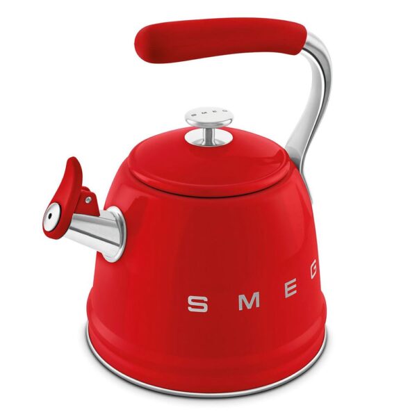 Smeg 50's Style Kırmızı Set Üstü Düdüklü Kettle 2.3 lt - Görsel 7