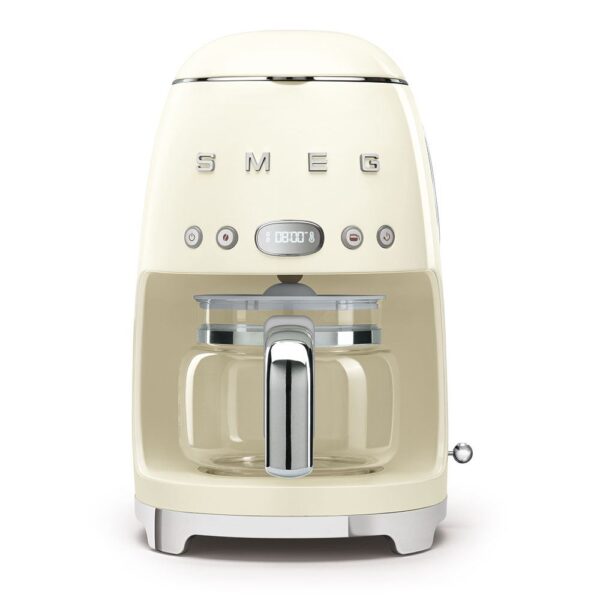 Smeg 50's Style Krem Kettle - 1x2 Ekmek Kızartma Makinesi Ve Filtre Kahve Makine Seti - Görsel 2