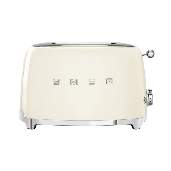 Smeg 50's Style Krem Kettle - 1x2 Ekmek Kızartma Makinesi Ve Filtre Kahve Makine Seti - Görsel 5