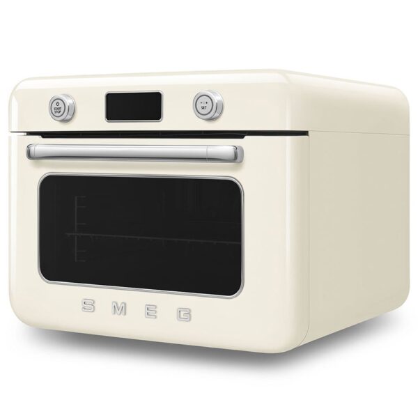 Smeg 50’s Style Krem Retro Buharlı Mini Fırın - Görsel 2