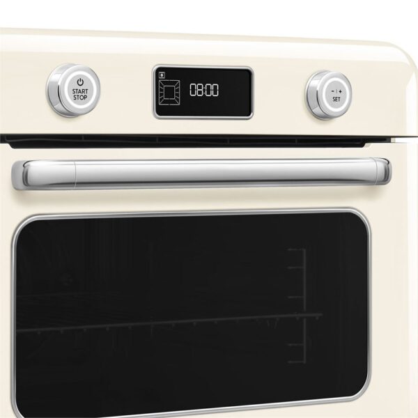 Smeg 50’s Style Krem Retro Buharlı Mini Fırın - Görsel 8