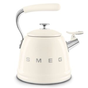 Smeg 50's Style Krem Set Üstü Düdüklü Kettle 2.3 lt