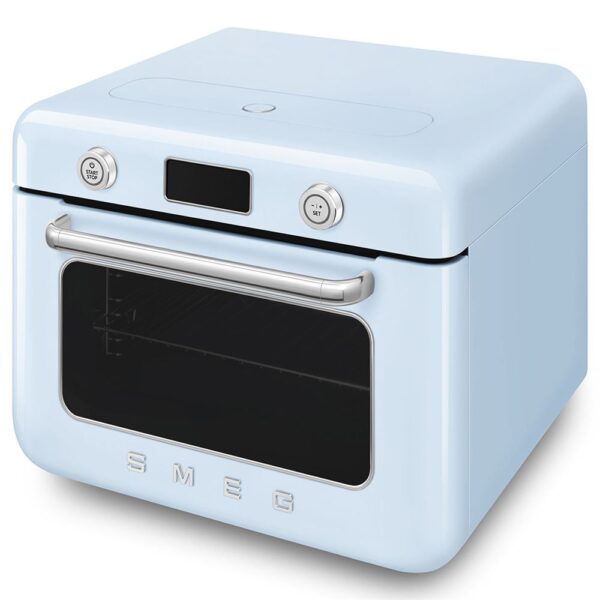 Smeg 50’s Style Pastel Mavi Retro Buharlı Mini Fırın - Görsel 2