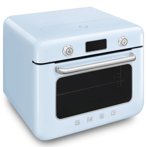 Smeg 50’s Style Pastel Mavi Retro Buharlı Mini Fırın - Görsel 3
