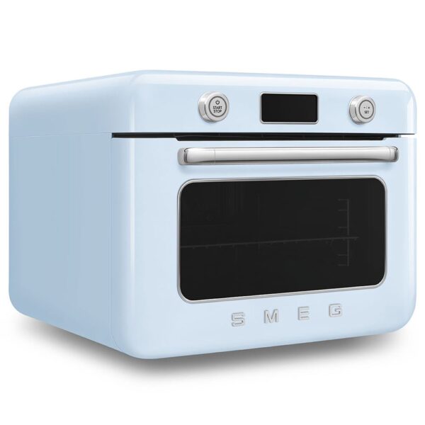Smeg 50’s Style Pastel Mavi Retro Buharlı Mini Fırın - Görsel 4