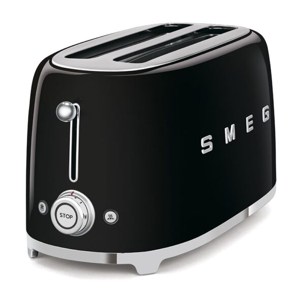 Smeg 50's Style Siyah Kettle - 1x2 Ekmek Kızartma Makinesi Ve Filtre Kahve Makine Seti - Görsel 4
