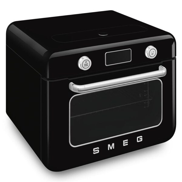Smeg 50’s Style Siyah Retro Buharlı Mini Fırın - Görsel 2