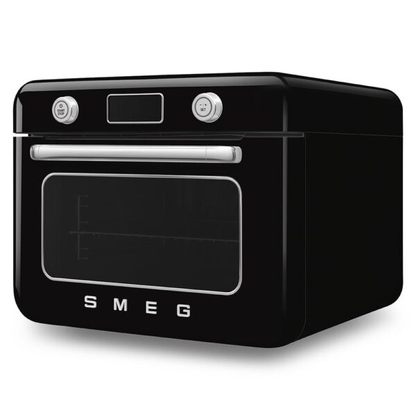Smeg 50’s Style Siyah Retro Buharlı Mini Fırın - Görsel 3