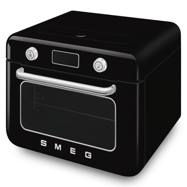 Smeg 50’s Style Siyah Retro Buharlı Mini Fırın - Görsel 4