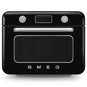 Smeg 50’s Style Siyah Retro Buharlı Mini Fırın