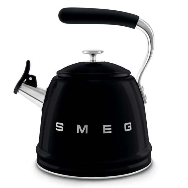 Smeg 50's Style Siyah Set Üstü Düdüklü Kettle 2.3 lt - Görsel 2