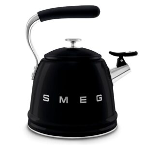 Smeg 50's Style Siyah Set Üstü Düdüklü Kettle 2.3 lt