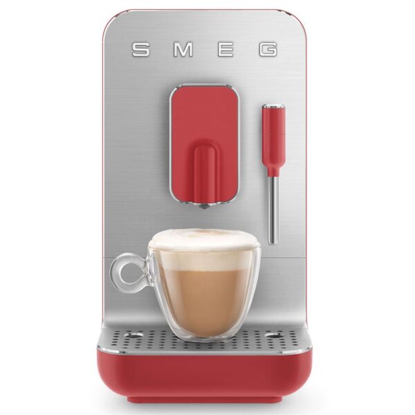 Smeg BCC02 Otomatik Espresso Kahve Makinesi Mat Kırmızı - Görsel 3