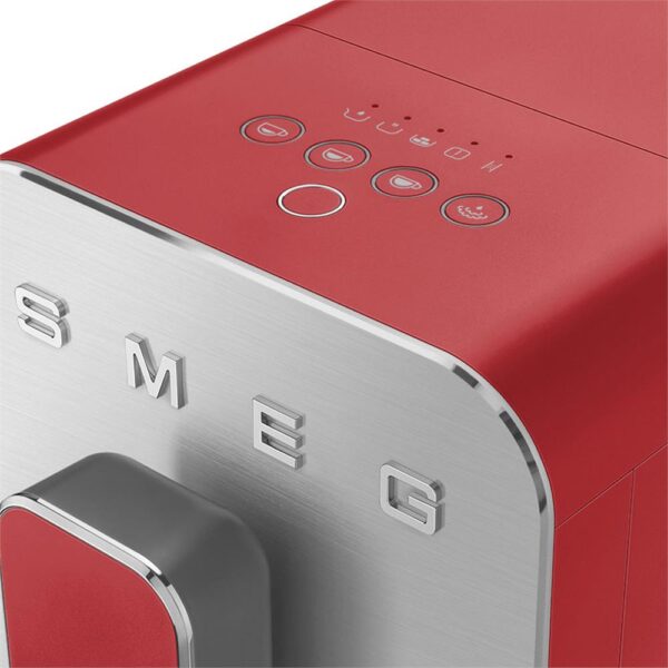 Smeg BCC02 Otomatik Espresso Kahve Makinesi Mat Kırmızı - Görsel 4