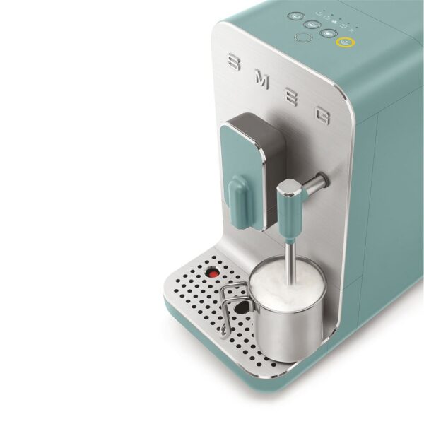 Smeg BCC02 Otomatik Espresso Kahve Makinesi Mat Zümrüt Yeşili - Görsel 4