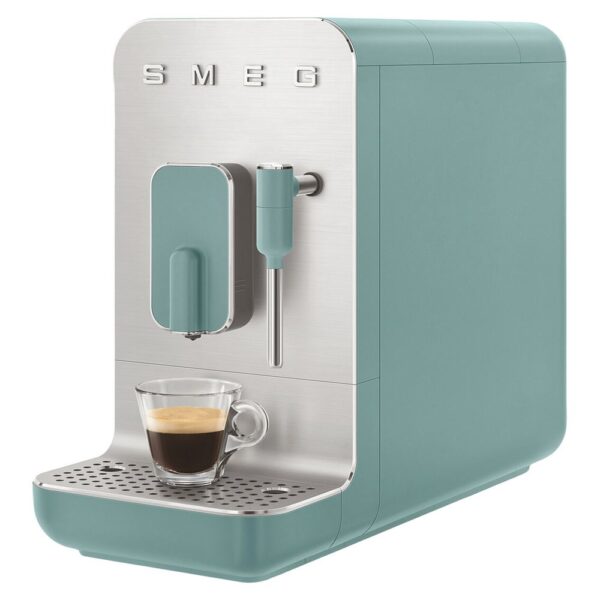 Smeg BCC02 Otomatik Espresso Kahve Makinesi Mat Zümrüt Yeşili - Görsel 5