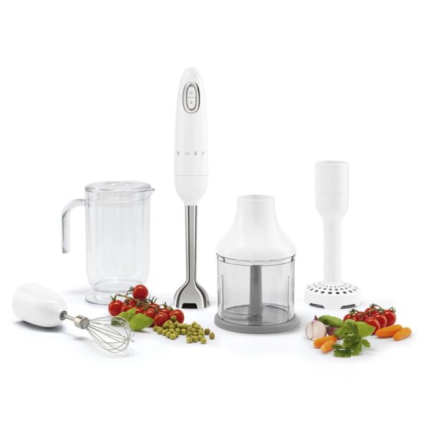 Smeg Beyaz 50's Style El Blender Seti - Görsel 4