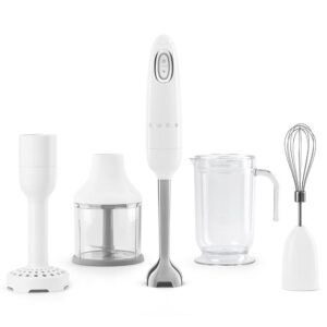Smeg Beyaz 50's Style El Blender Seti