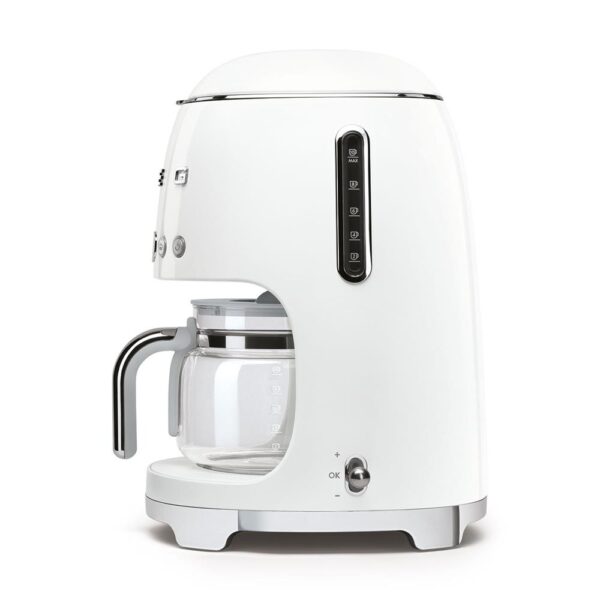 Smeg Beyaz Filtre Kahve Makinesi ve Kahve Öğütme Makinesi Seti - Görsel 4