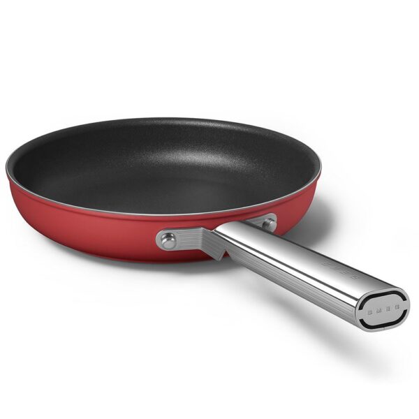 Smeg Cookware 50'S Style EXCLUSIVE Kırmızı 8'li Tencere&Tava Seti - Görsel 3