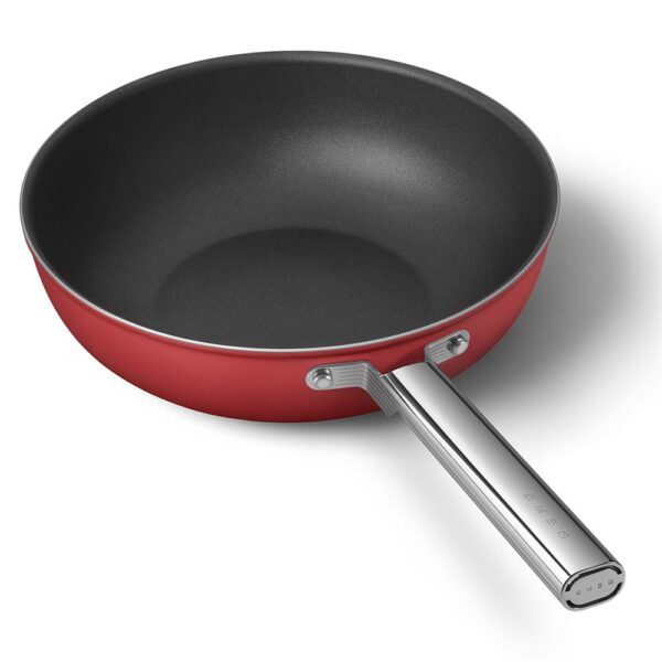 Smeg Cookware 50'S Style EXCLUSIVE Kırmızı 8'li Tencere&Tava Seti - Görsel 5